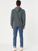 Plush Lined Solid Color Long Sleeve Pullover Hoodies