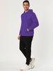 Plush Lined Solid Color Long Sleeve Pullover Hoodies