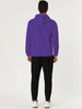 Plush Lined Solid Color Long Sleeve Pullover Hoodies