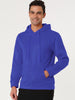Plush Lined Solid Color Long Sleeve Pullover Hoodies