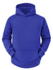 Plush Lined Solid Color Long Sleeve Pullover Hoodies