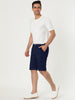 Casual Solid Summer Elastic Waist Capris Shorts