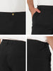 Casual Solid Summer Elastic Waist Capris Shorts