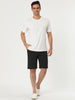 Casual Solid Summer Elastic Waist Capris Shorts