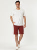 Casual Solid Summer Elastic Waist Capris Shorts
