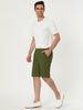 Casual Solid Summer Elastic Waist Capris Shorts
