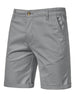 Casual Solid Summer Elastic Waist Capris Shorts