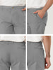 Casual Solid Summer Elastic Waist Capris Shorts