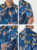 Lapel Floral Print Cotton Hawaiian Beach Botton Shirt