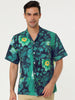 Lapel Floral Print Cotton Hawaiian Beach Botton Shirt