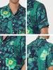 Lapel Floral Print Cotton Hawaiian Beach Botton Shirt