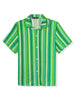 Summer Colorful Striped Short Sleeve Button Shirt