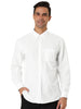 Long Sleeve Solid Color Point Collar Corduroy Shirts