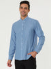 Long Sleeve Solid Color Point Collar Corduroy Shirts
