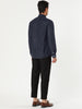 Long Sleeve Solid Color Point Collar Corduroy Shirts