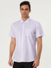Cotton Lapel Short Sleeve Polka Dot Button Shirt