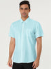 Cotton Lapel Short Sleeve Polka Dot Button Shirt