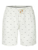 Elastic Waist Drawstring Printed Beach Board Shorts
