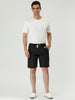 Elastic Waist Drawstring Printed Beach Board Shorts