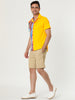 Summer Vertical Stripe Patchwork Lapel Button Shirts