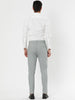 Smart Casual Striped Flat Front Zip Business Pants