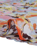 Polyester V Neck Floral Print Summer Plus Size Dress