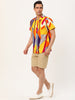 Button Short Sleeves Summer Hawaiian Printed Shirts