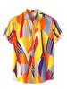 Button Short Sleeves Summer Hawaiian Printed Shirts