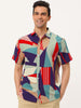 Button Short Sleeves Summer Hawaiian Printed Shirts