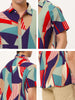 Button Short Sleeves Summer Hawaiian Printed Shirts
