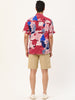 Button Short Sleeves Summer Hawaiian Printed Shirts