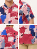 Button Short Sleeves Summer Hawaiian Printed Shirts