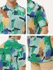 Button Short Sleeves Summer Hawaiian Printed Shirts