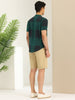 Linen Short Sleeve Button Color Block Henley Shirts