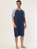 Comfy Loose Raglan Sleeve Lounge Sleep Dress