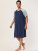 Comfy Loose Raglan Sleeve Lounge Sleep Dress