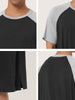 Comfy Loose Raglan Sleeve Lounge Sleep Dress