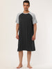 Comfy Loose Raglan Sleeve Lounge Sleep Dress