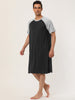 Comfy Loose Raglan Sleeve Lounge Sleep Dress