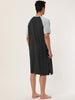 Comfy Loose Raglan Sleeve Lounge Sleep Dress