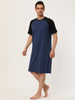 Comfy Loose Raglan Sleeve Lounge Sleep Dress