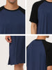 Comfy Loose Raglan Sleeve Lounge Sleep Dress