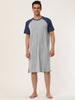 Comfy Loose Raglan Sleeve Lounge Sleep Dress