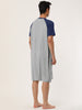 Comfy Loose Raglan Sleeve Lounge Sleep Dress