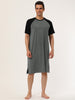 Comfy Loose Raglan Sleeve Lounge Sleep Dress