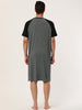 Comfy Loose Raglan Sleeve Lounge Sleep Dress