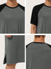 Comfy Loose Raglan Sleeve Lounge Sleep Dress