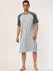 Comfy Loose Raglan Sleeve Lounge Sleep Dress