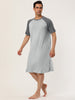 Comfy Loose Raglan Sleeve Lounge Sleep Dress