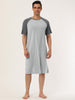 Comfy Loose Raglan Sleeve Lounge Sleep Dress